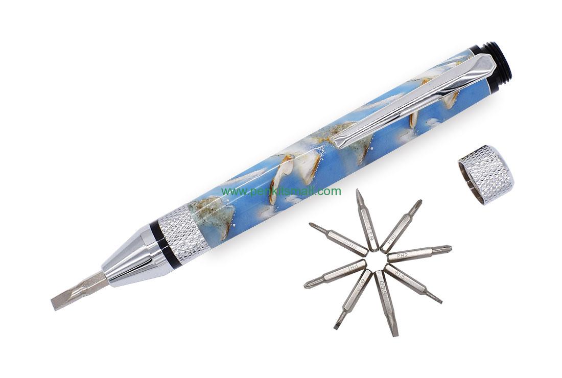 RZ-PK208#-CHRChrome multi tool pen kit