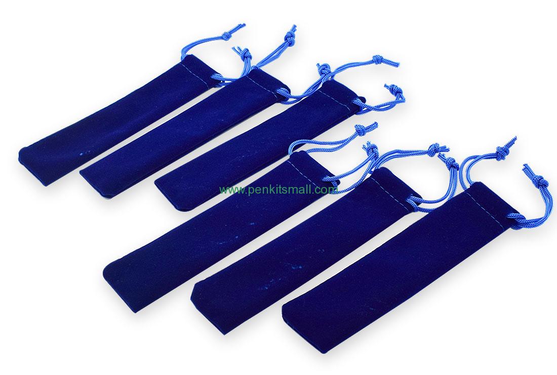 RZ-VPB1-BClearanceClearance sales-Blue velvet pen pouches