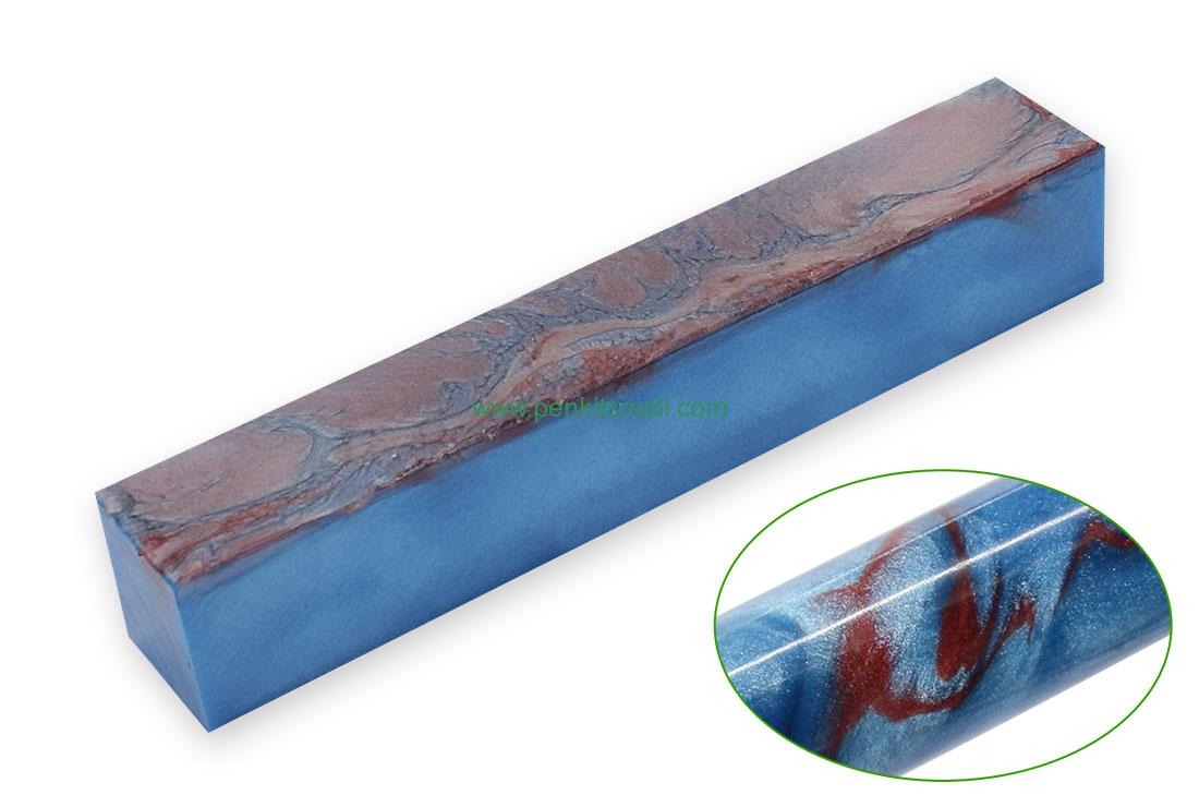 RZ-PRN025-BL025 Pearl Resin pen blank