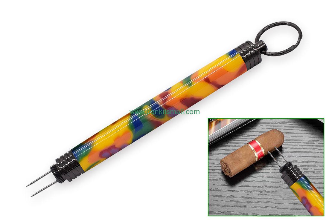 RZ-PK814#-GMGun metal Cigar draw enhancer tool kits