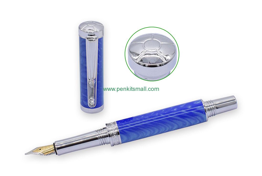 RZ-FP864#-CHRChrome Embossed Classic Fountain Pen Kits